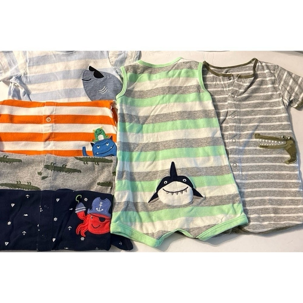 Baby Boy Summer 1pc Rompers (18 Mon) 6 rompers